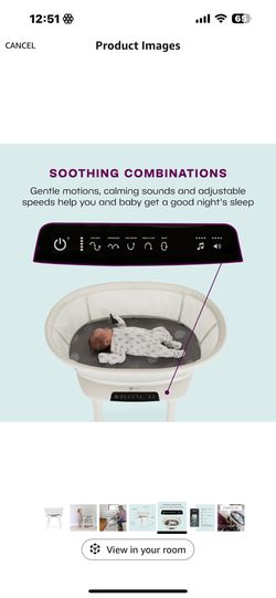 4moms MamaRoo Sleep Bassinet