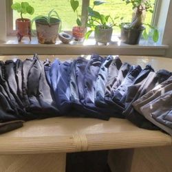 NEW 18 pairs of dress pants 38x32