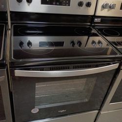 Stainless Electric Glass Top  Everything Works