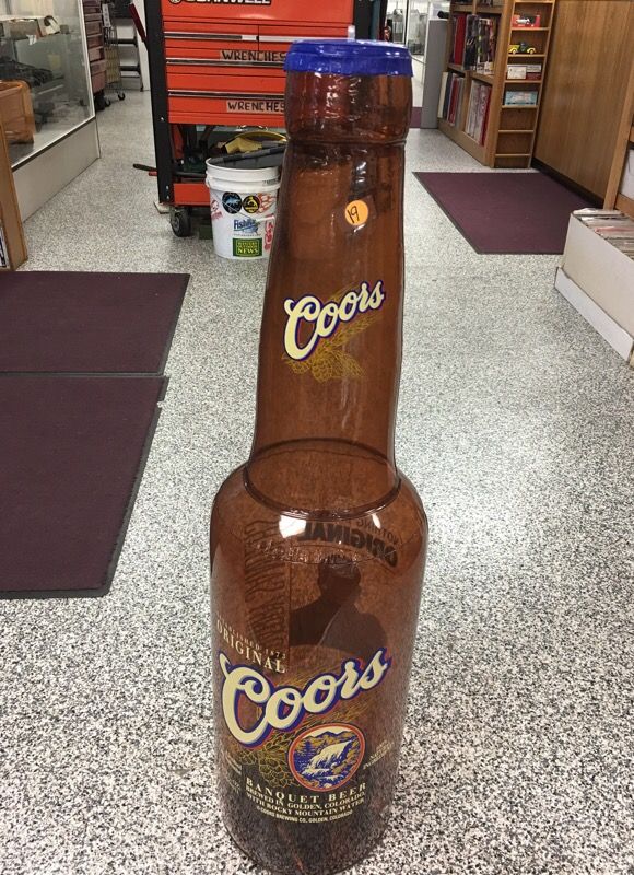 Barry Sanders Inflatable Coors Light Beer Bottle