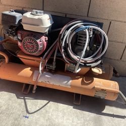 Gas Air Compressor with Honda GX160 Engine – Ready for Work