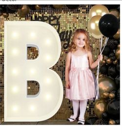 4FT Marquee Light Up Letters B, Big Marquee Letter for Baby Shower Birthday