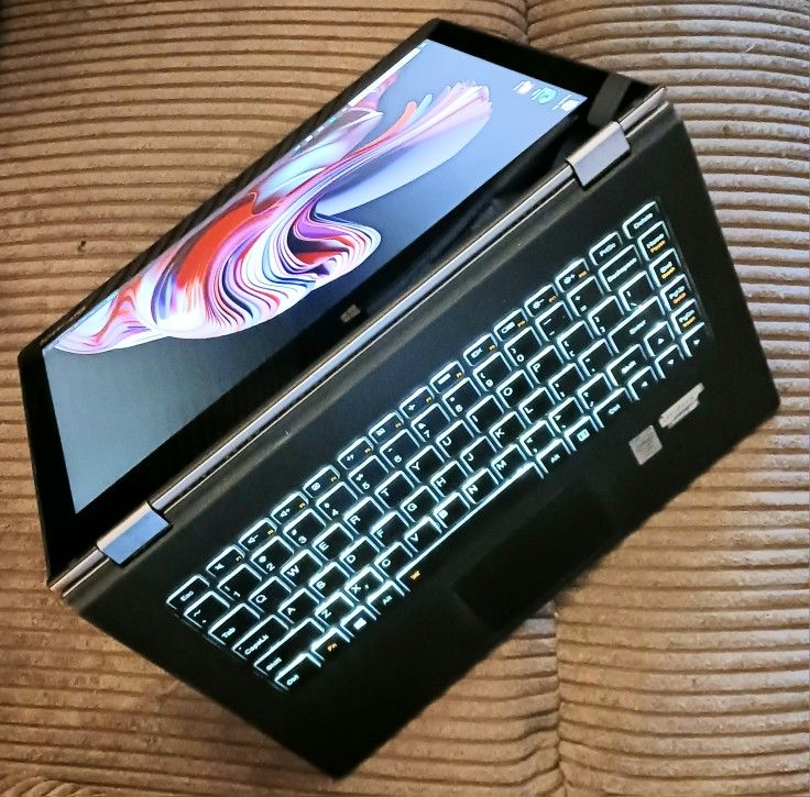 Touchscreen 2 In 1 Laptop/Tablet Intel Core i7 CPU 8GB RAM 256GB SSD 3200x1800 QHD LCD Webcam HDMI Wi-Fi & Bluetooth Wireless Windows 11