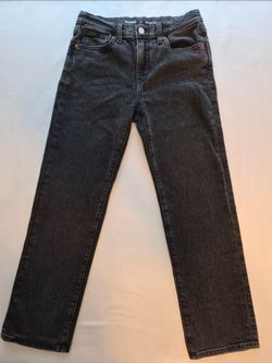Old Navy Boys '90s Straight-Leg Black Jeans Size 12