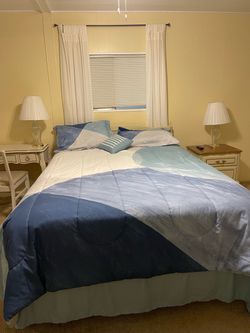 Twin size, bed frame, and mattress