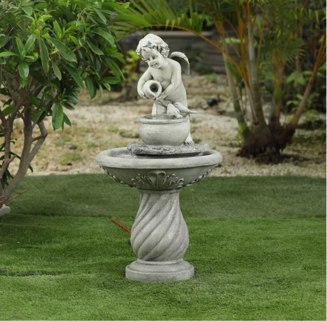 Outdoor Fountain With Pump