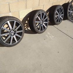 4 Each 18” Rims With Tires