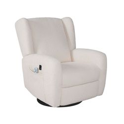 Self-Rocking Power Recliner in Oyster color