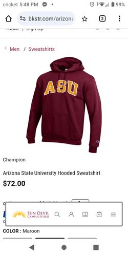 ASU Hooded Sweatshirt Lg