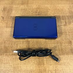 Nintendo DS Lite USG-001 Handheld System Blue/Black Tested & Working