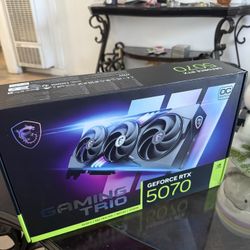 MSI - NVIDIA GeForce RTX 5070 12G GAMING TRIO OC 12GB GDDR7 PCI Express Gen 5 Graphics Card - Black