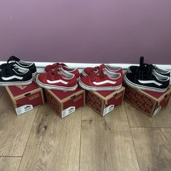 VANS For Toddlers Size 9 1 Pair for $15 or 2x$25