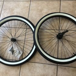 Coaster Bike Rims and Tires 26”