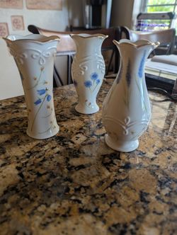 Set of 3 Lenox Bud Vases