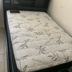 FULL SIZE BED FRAME AND HEAD W/ MATTRESS & BOX SPRING