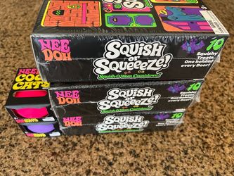 Squish-O-Ween Countdown 10 Squishy Treats Fidget Toy x3