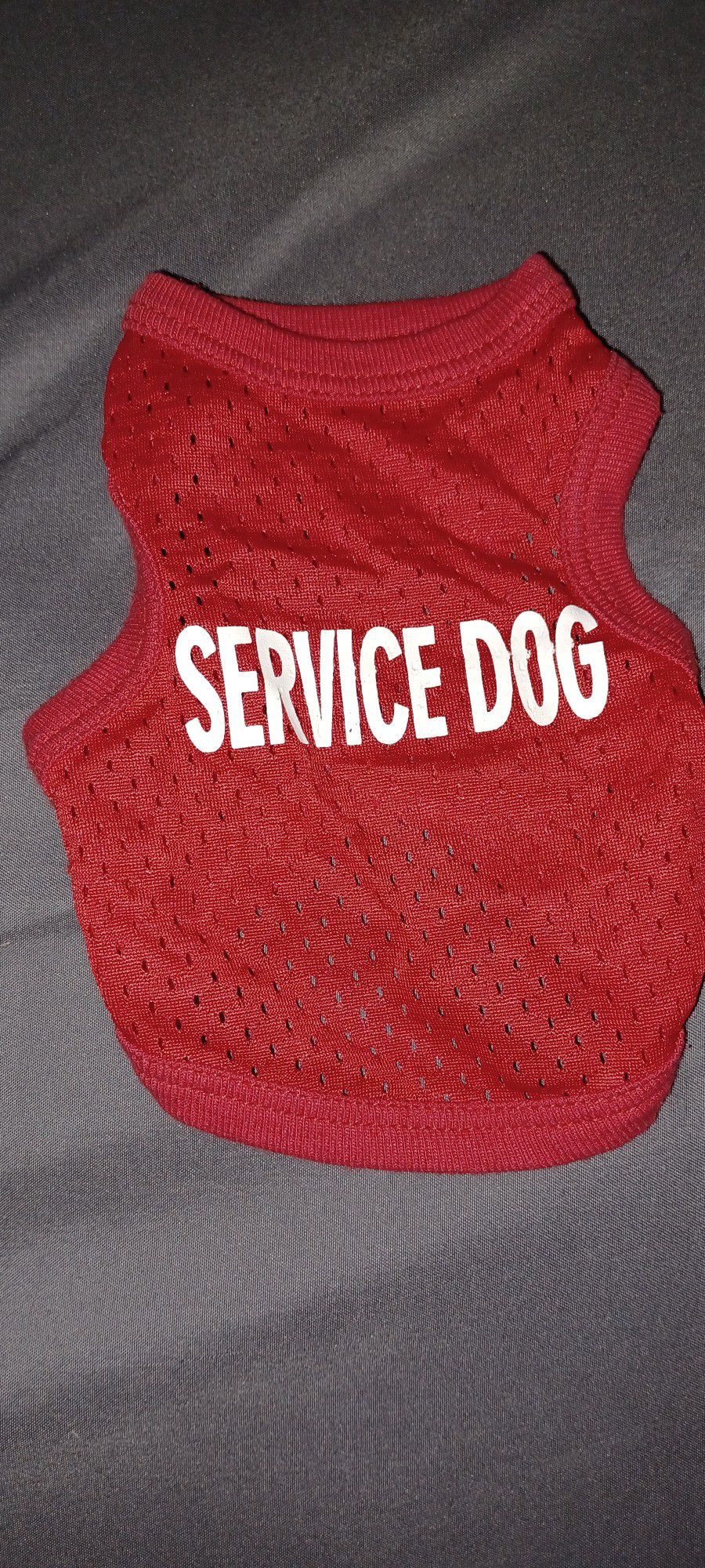 Red Security Dog Tank