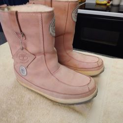 Timberlands Leather Snow Boots. 45.  Size. 7