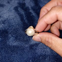 Real Fresh Water Pearl Silver 925 Ring