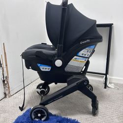 evenflo shyft dualride stroller/car seat