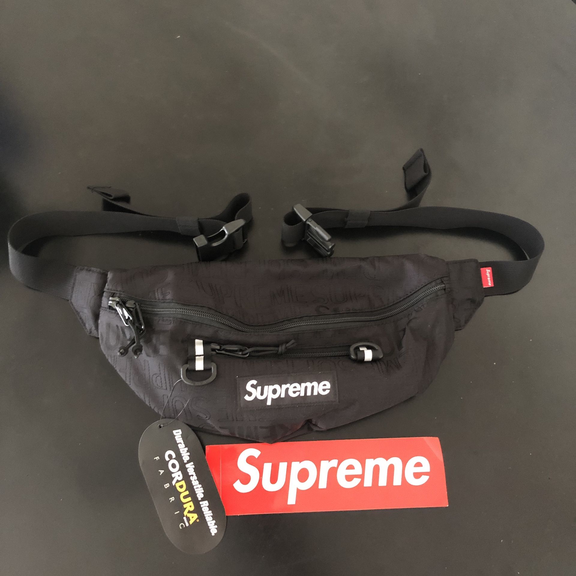 Supreme Waist Bag SS19 Black