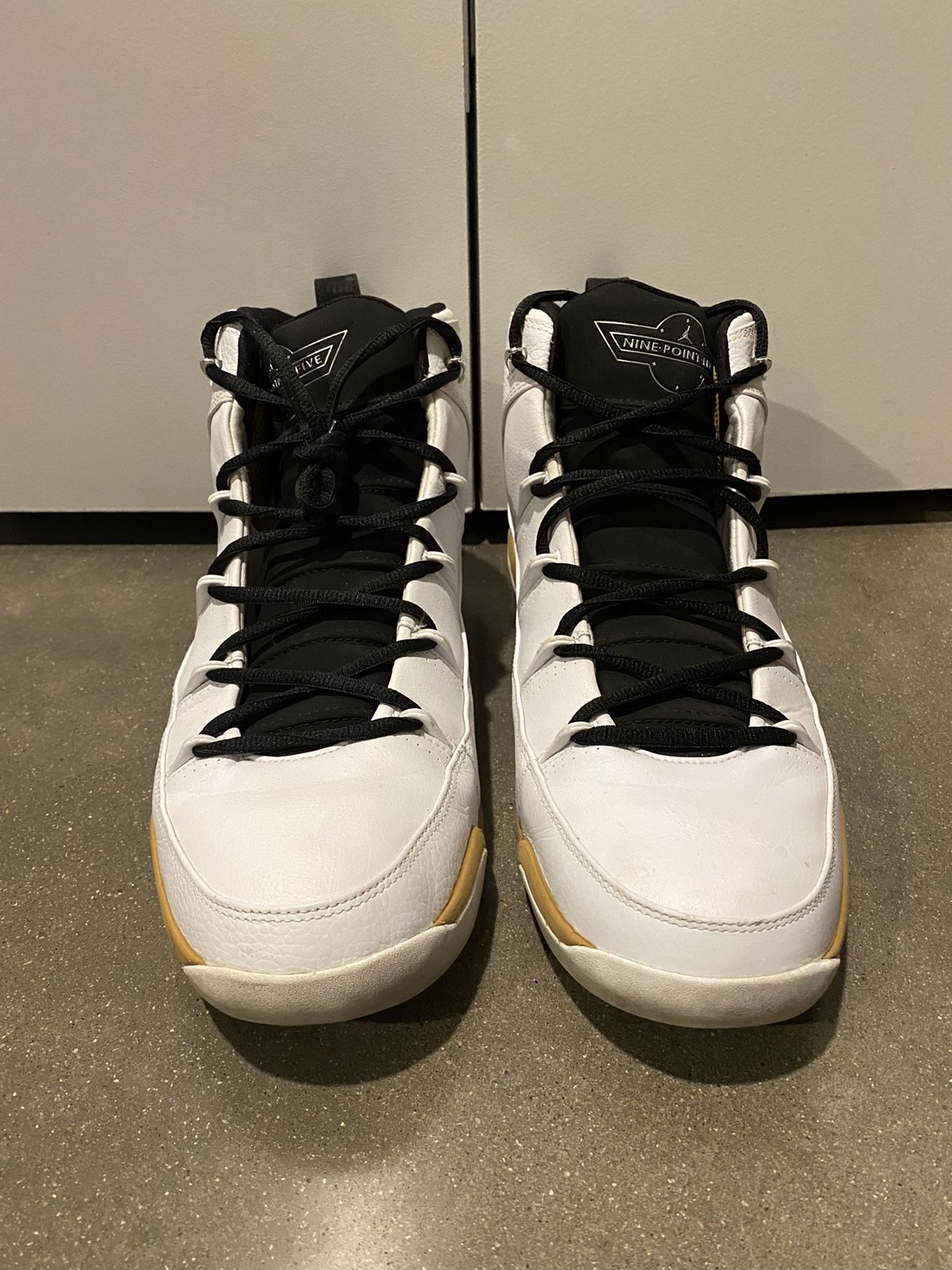 Air Jordan 2006 Team 9.5 'White/Black-Miners Gold' Men's Shoes 314308-111 Sz 14