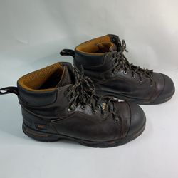 Timberland PRO Work Boots Mens Size 11W Brown Steel Toe Anti Fatigue