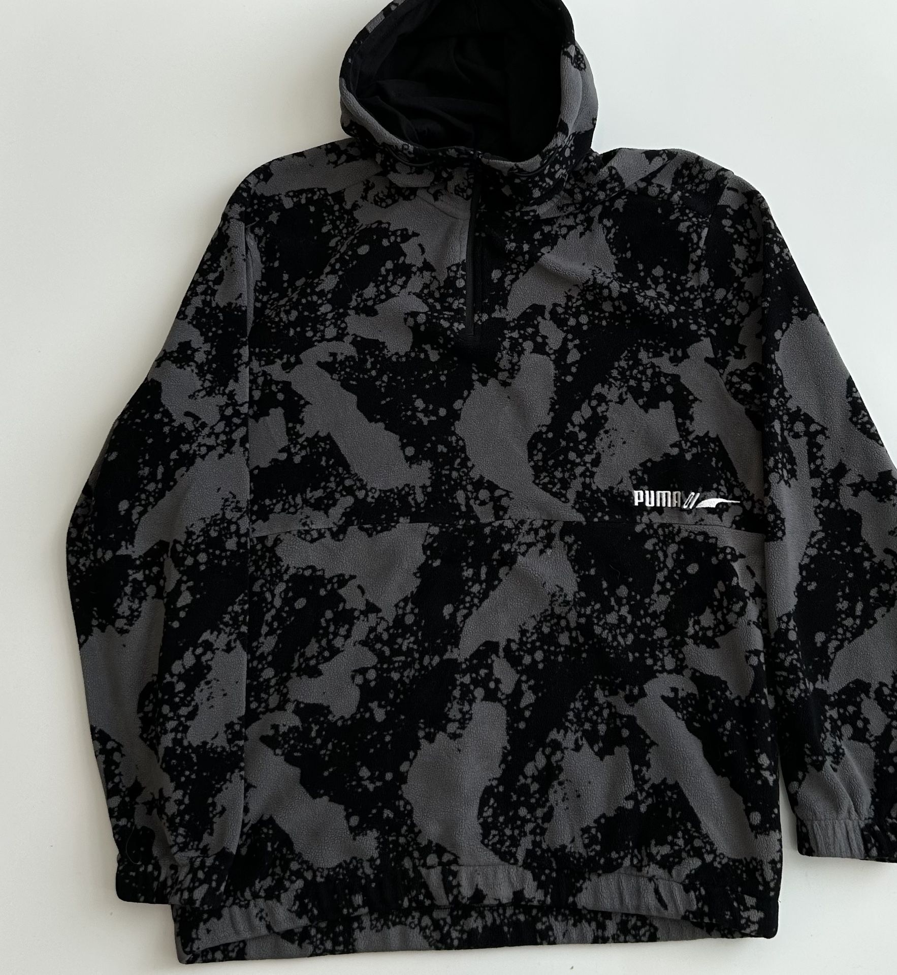 Black and grey Puma hoodie 