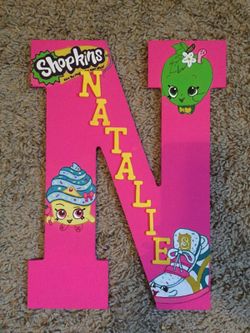 Shopkins letters!