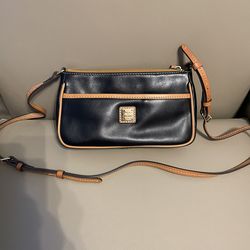 Beautiful black leather coach cross body