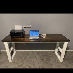 FREE DELIVERY Handmade Solid Wood Desk / Table – Built to Last
