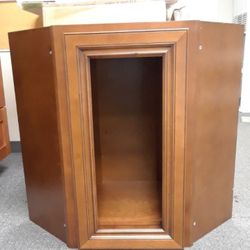 New all wood upper corner kitchen cabinet $88
