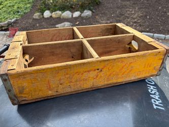 Antique 1954 Coca Cola Wood Beverage Crate