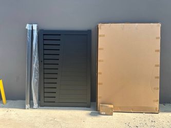 NEW Aluminum Gate Door 48” x 65” - Modern  Powder Coated