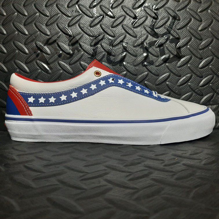 Vans Bold Ni 'Americana'TR White/blue Mens Shoes VN0A3WLPTNT Size 9.5, 10, 11, 11.5