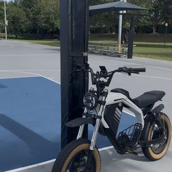 Electric Bike Black Tires