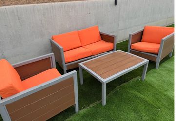 Patio table set