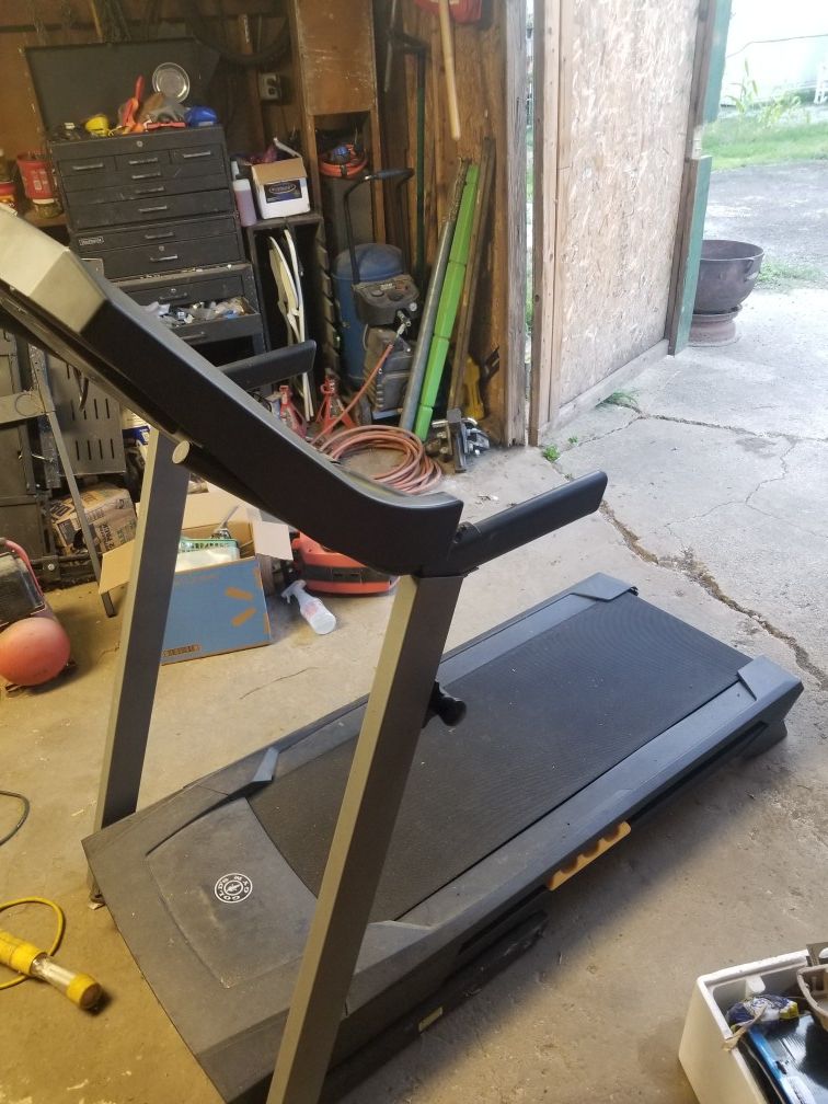 As is "golds gym trainer 410" incline treadmill for Sale in Arlington