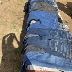 Jean Bundle, 33 Pairs Of Jeans And Pants