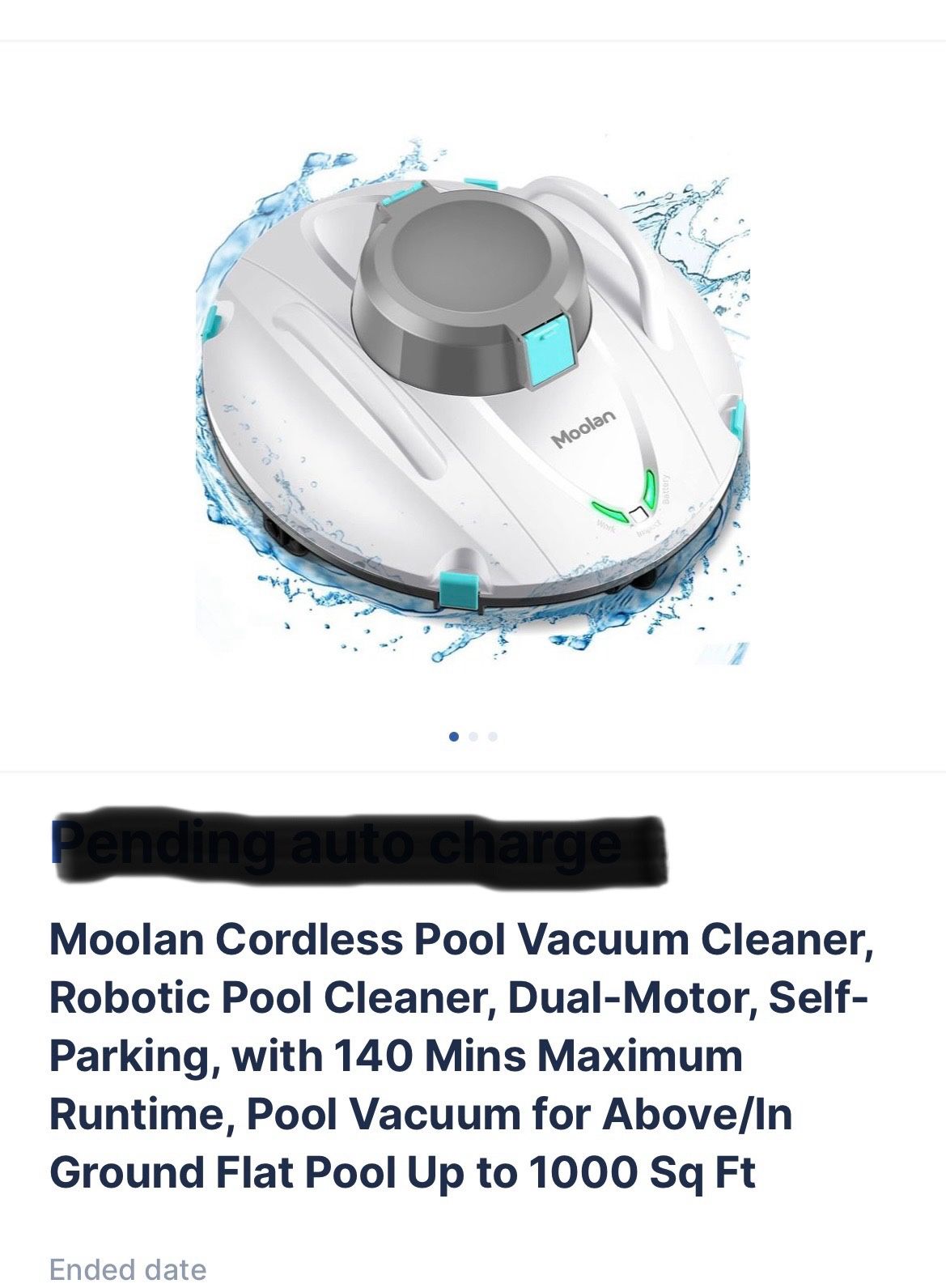 New Robot Pool Vacuum 