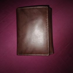 Trifold Soft Leather Wallet