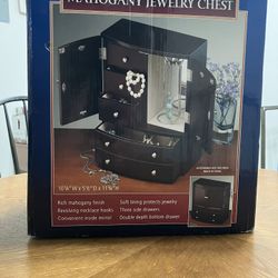 Mahogany Jewelry Box