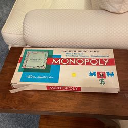 Monopoly game Vintage 1961
