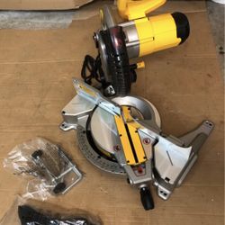 DEWALT 15 Amp Corded 10 in. Compound Single Bevel Miter Saw