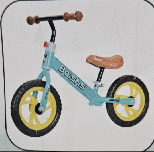 Brand new in the Box 
Boishs children's balance bike for boys and girls.