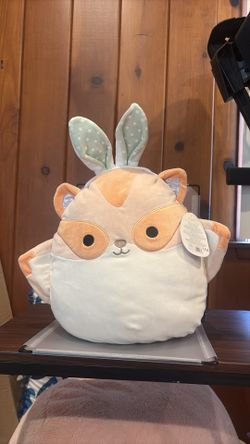 BK735-NWT 16” Squishmallows 8" Tai the Sugar Glider with Bunny Ears