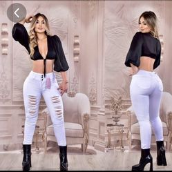 Authentic Colombian 🇨🇴 Jeans levanta cola ( Lift Buttocks)Size 12 COL 7-8 USA