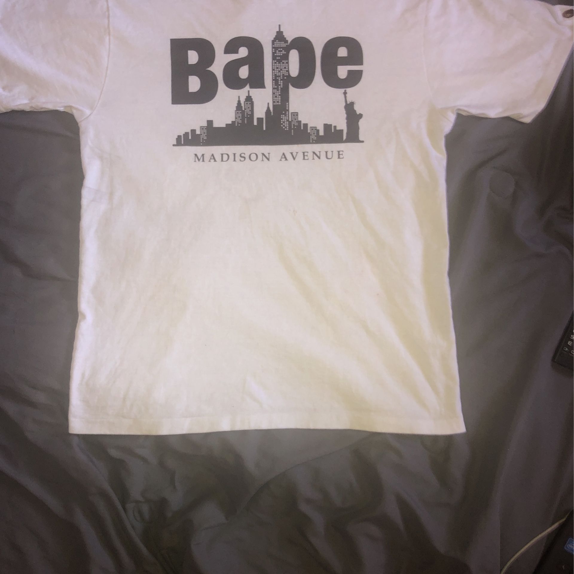 BAPE  Shirt White/black