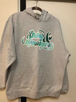Strong & Courageous Graphic Hoodie