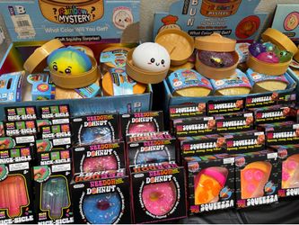 Squishy dumplings and other stress relief toys